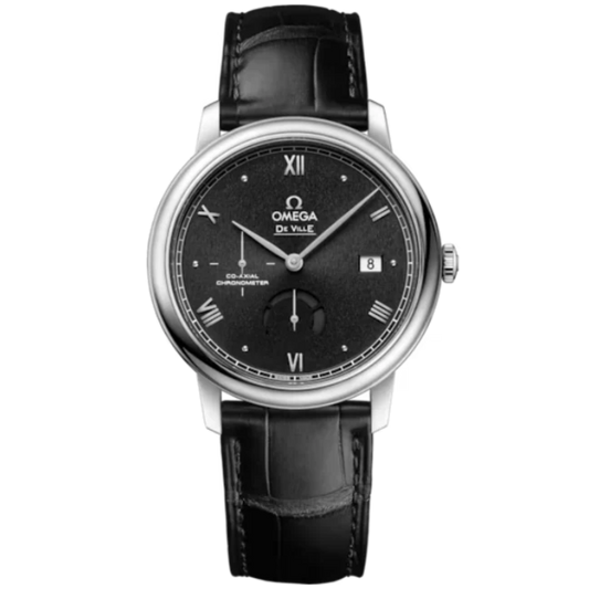 DE VILLE PRESTIGE 39 MM STAINLESS STEEL WITH BLACK DIAL