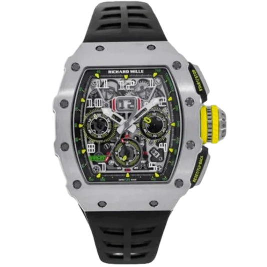 RM 011-03 Flyback Chronograph Automatic Rubber Titanium Case