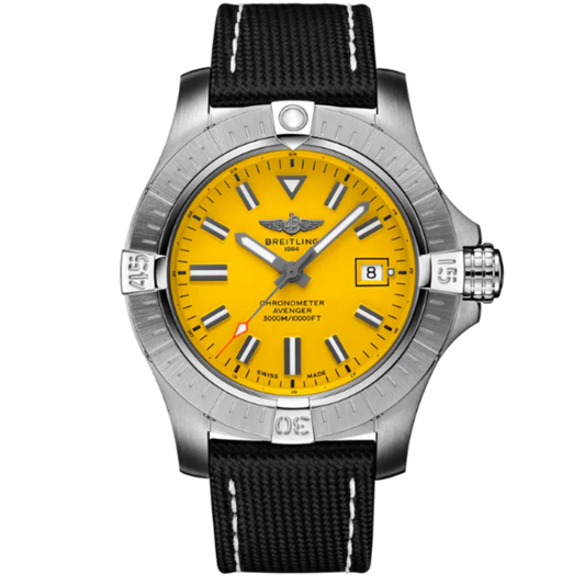 AVENGER AUTOMATIC SEAWOLF 45 MM STAINLESS STEEL WITH YELLOW DIAL