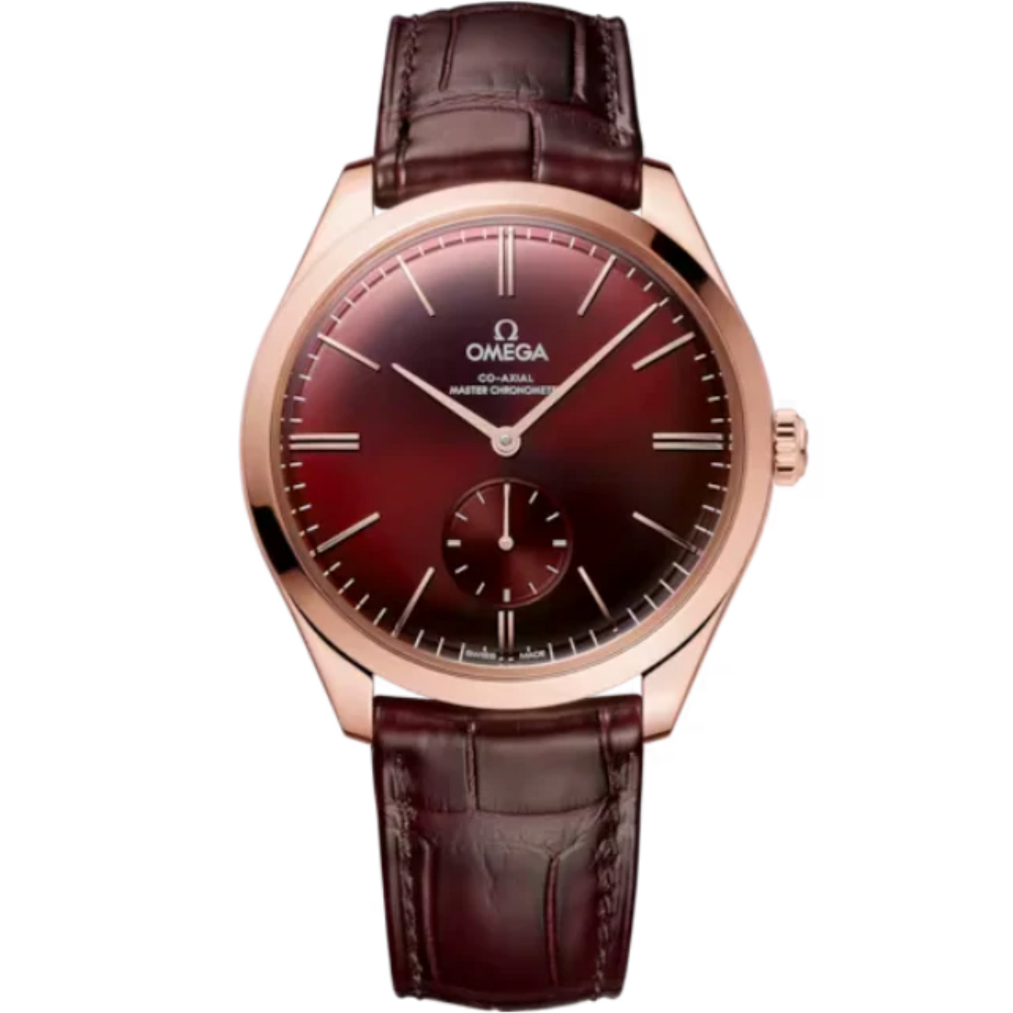 DE VILLE TRÉSOR 40 MM SEDNA™ GOLD WITH RED DIAL