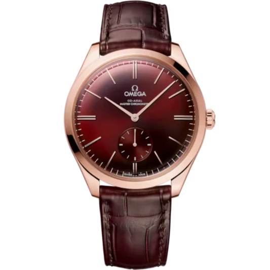 DE VILLE TRÉSOR 40 MM SEDNA™ GOLD WITH RED DIAL