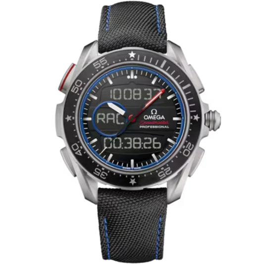 SPEEDMASTER X‑33 REGATTA ETNZ LIMITED EDITION 45 MM TITANIUM WITH BLACK DIAL