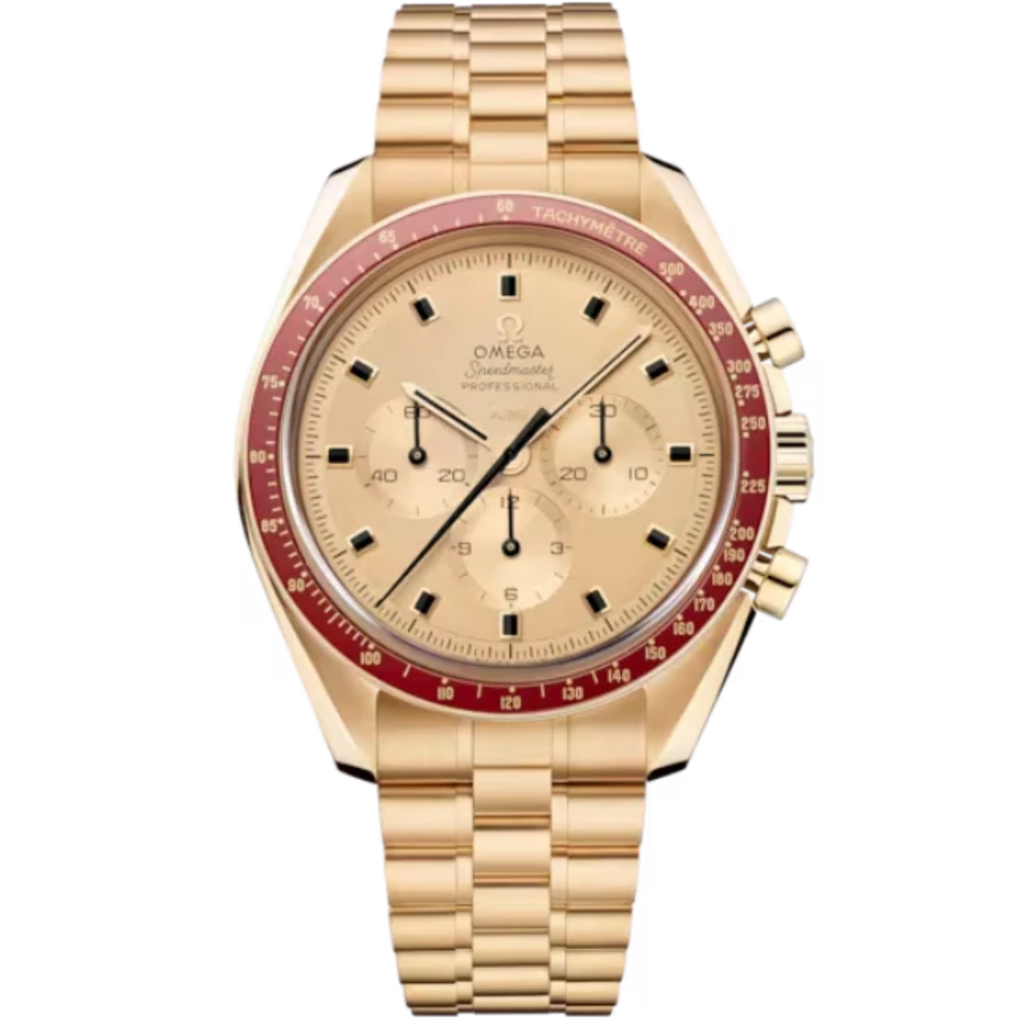 SPEEDMASTER ANNIVERSARY SERIES APOLLO 11 50TH ANNIVERSARY 42 MM MOONSHINE™ GOLD WITH YELLOW DIAL