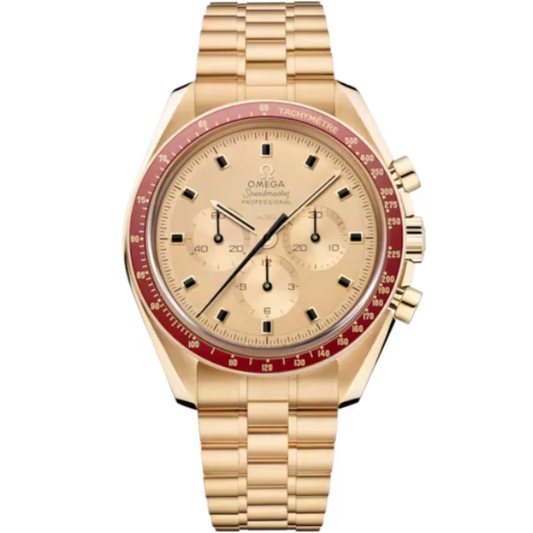 SPEEDMASTER ANNIVERSARY SERIES APOLLO 11 50TH ANNIVERSARY 42 MM MOONSHINE™ GOLD WITH YELLOW DIAL