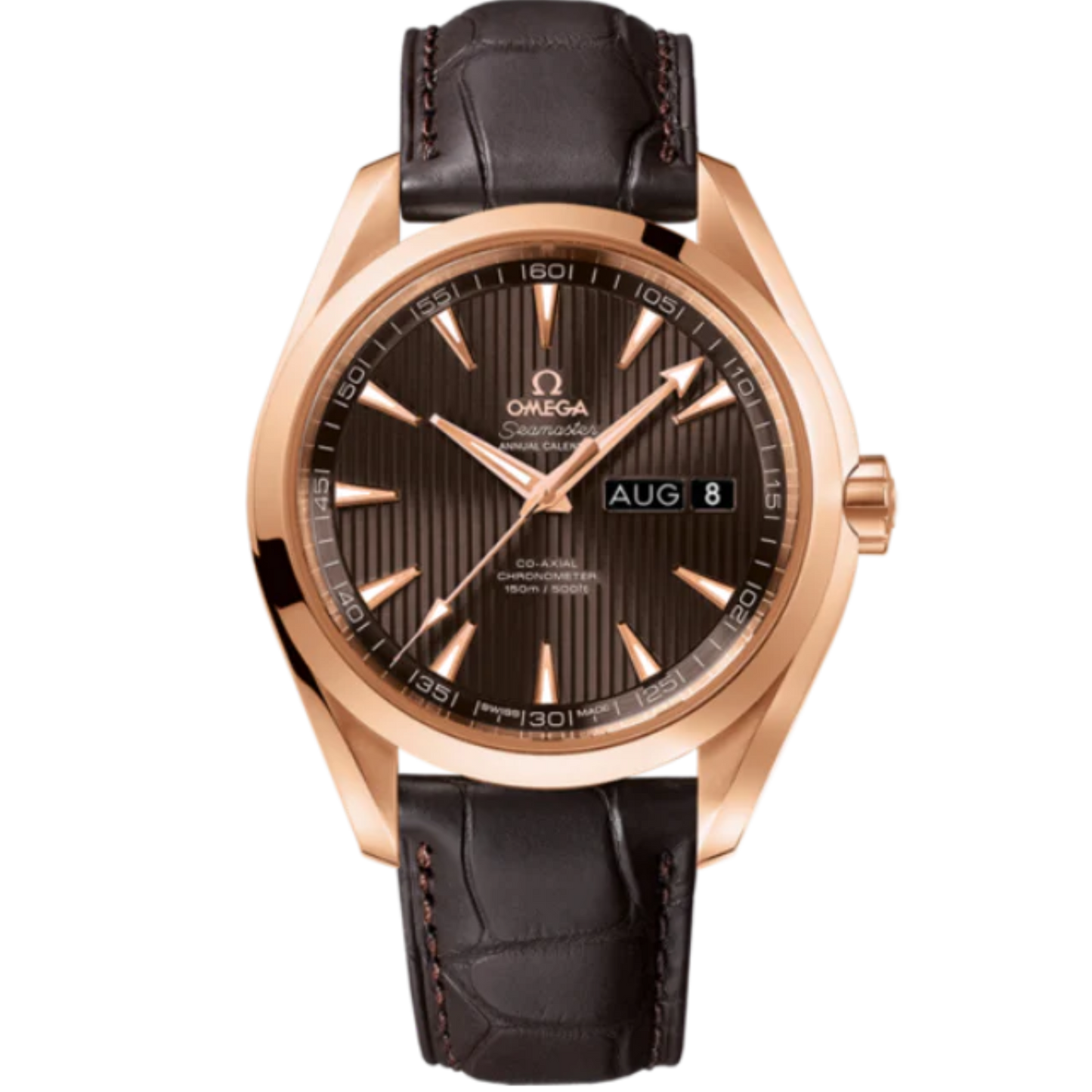 SEAMASTER AQUA TERRA 150M 43 MM RED GOLD WITH GREY DIAL