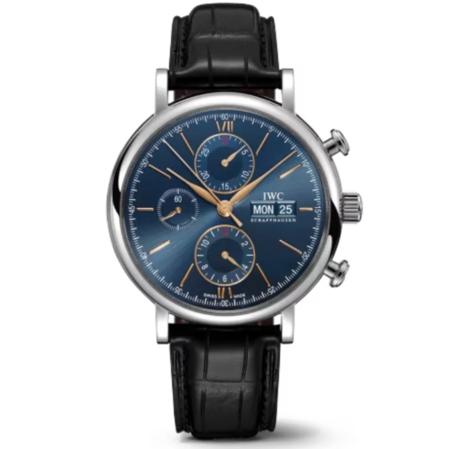 PORTOFINO CHRONOGRAPH 42 MM STAINLESS STEEL WITH BLUE DIAL