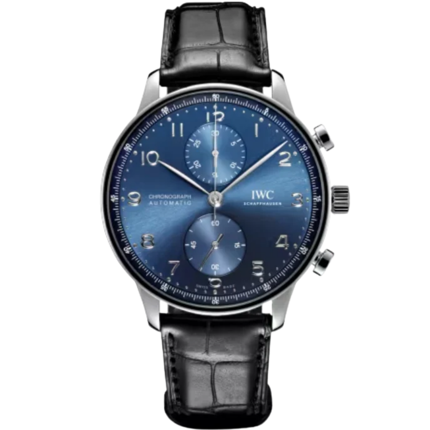 PORTUGIESER CHRONOGRAPH 41 MM STAINLESS STEEL WITH BLUE DIAL