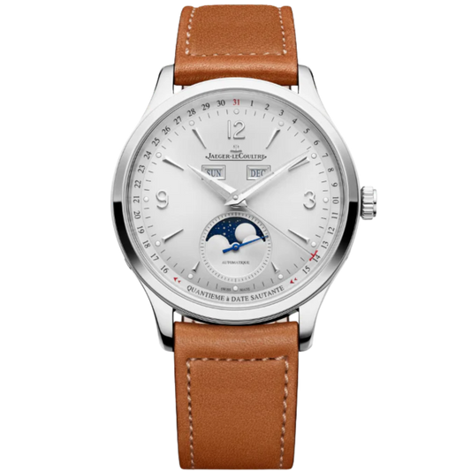 MASTER CONTROL CALENDAR 40 MM STAINLESS STEEL WITH SILVER GREY, SUNRAY BRUSHED DIAL