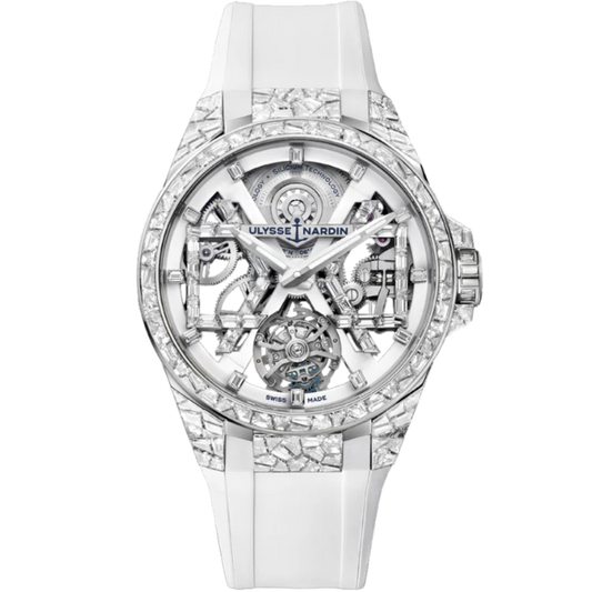 BLAST TOURBILLON 45 MM WHITE GOLD WITH OPEN WORKED DIAL