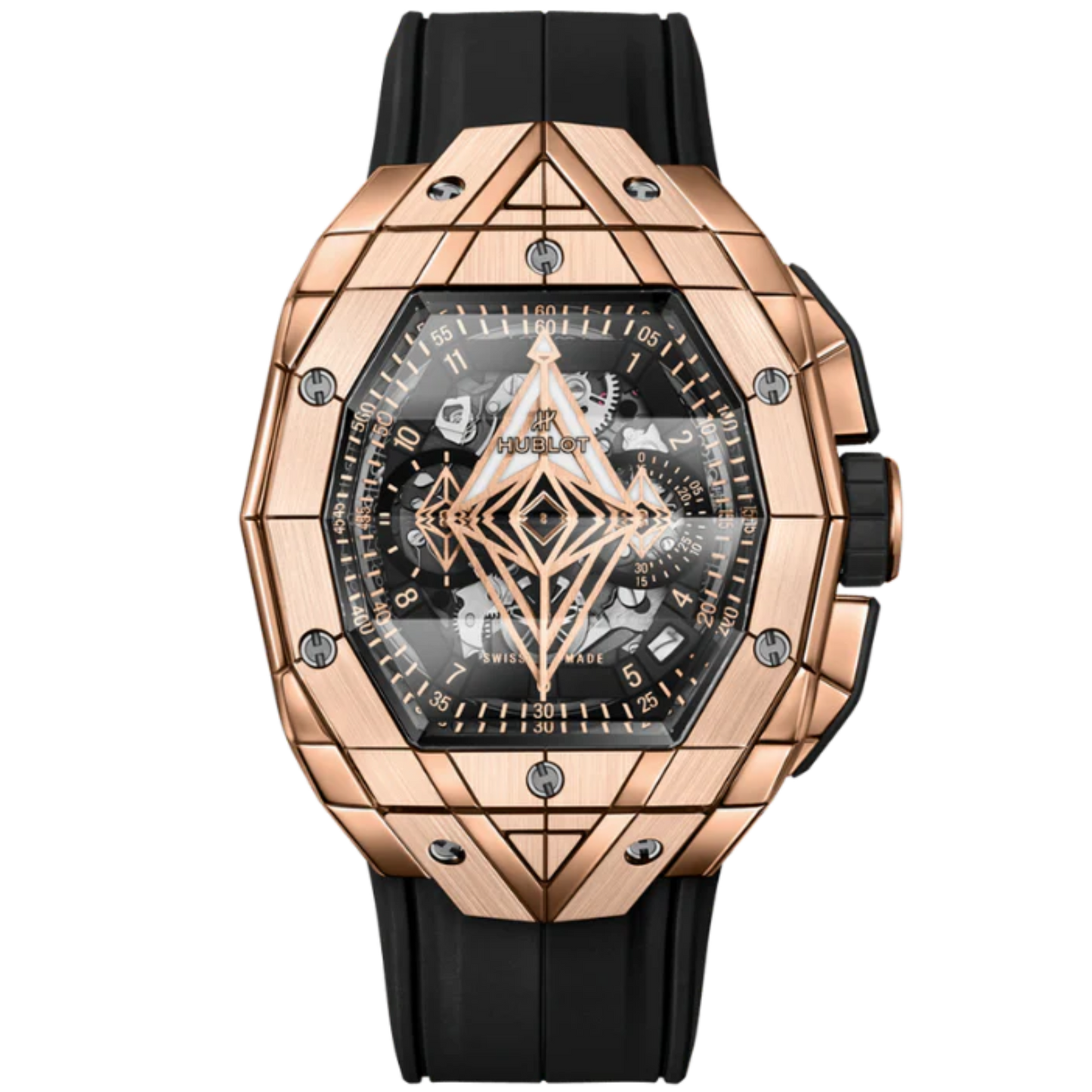 SPIRIT OF BIG BANG 42 MM SANG BLEU KING GOLD
