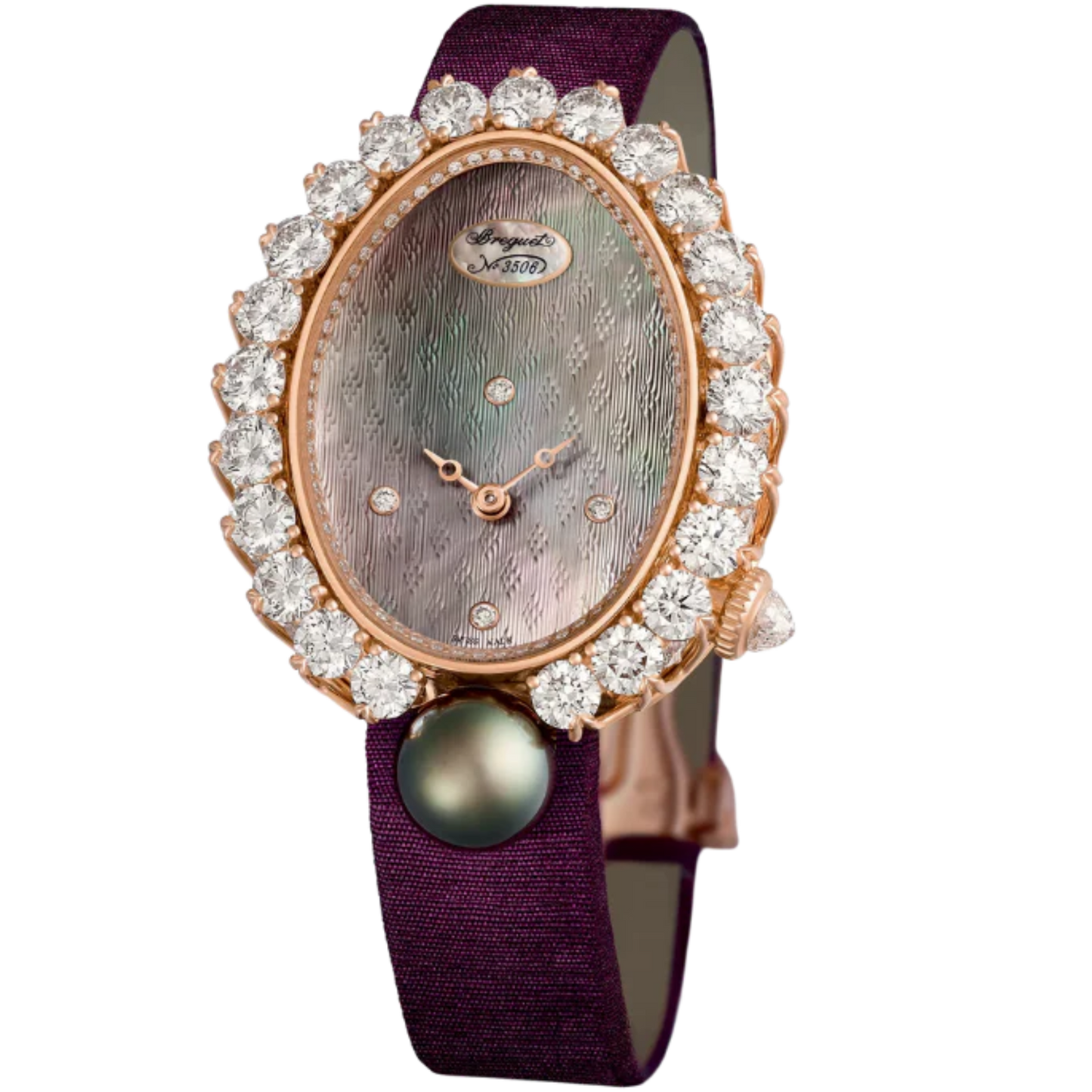 PERLES IMPERIALES GJ29BR8924TDT8 34 MM ROSE GOLD WITH MOTHER OF PEARL DIAL