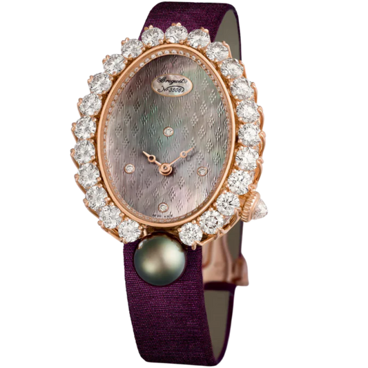 PERLES IMPERIALES GJ29BR8924TDT8 34 MM ROSE GOLD WITH MOTHER OF PEARL DIAL