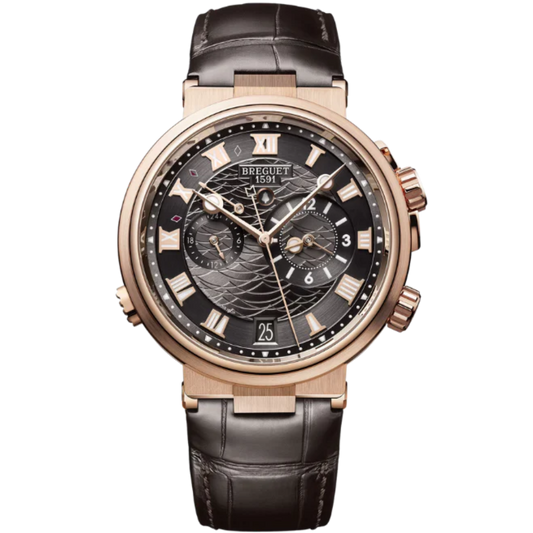 MARINE ALARME MUSICALE 5547 40 MM ROSE GOLD WITH SUNBURST SLATE GREY DIAL