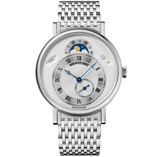 CLASSIQUE CALENDRIER 7337 39 MM WHITE GOLD WITH SILVER DIAL