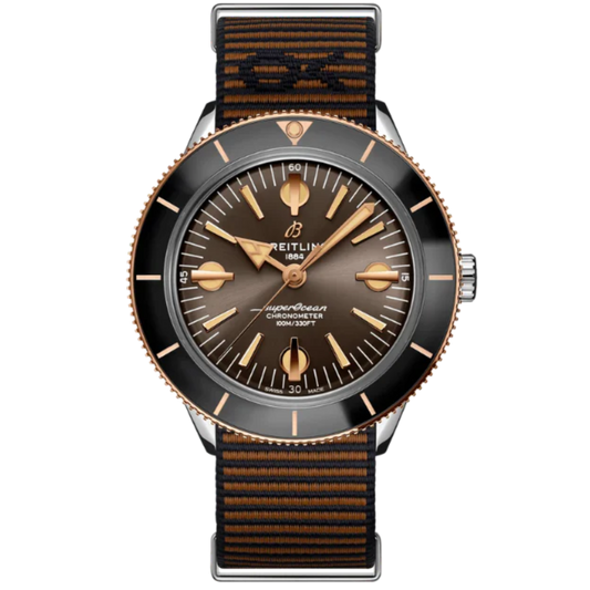 SUPEROCEAN HERITAGE '57 OUTERKNOWN LIMITED EDITION 42 MM STAINLESS STEEL & 18K ROSE GOLD WITH BROWN DIAL