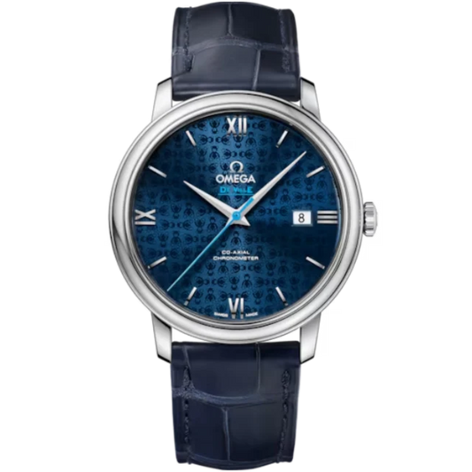 DE VILLE PRESTIGE ORBIS EDITION 39 MM STAINLESS STEEL WITH BLUE DIAL