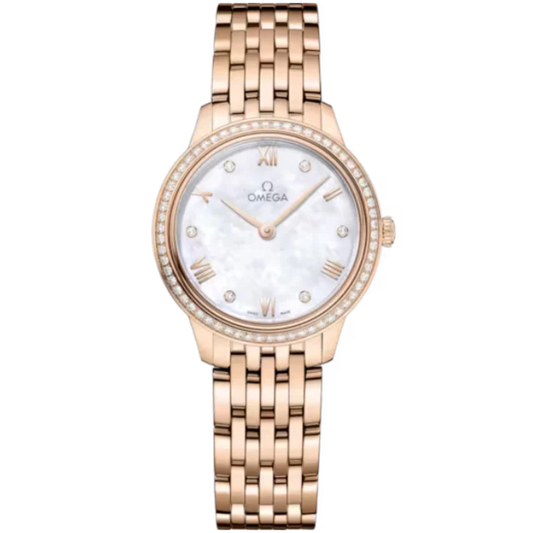 DE VILLE PRESTIGE 27 MM SEDNA™ GOLD WITH MOTHER OF PEARL DIAL