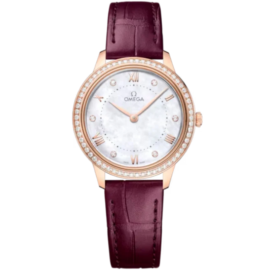 DE VILLE PRESTIGE 30 MM SEDNA™ GOLD WITH MOTHER OF PEARL DIAL