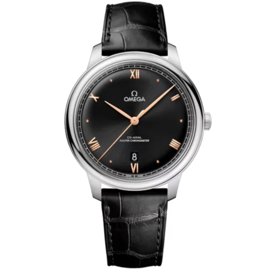 DE VILLE PRESTIGE 40 MM STAINLESS STEEL WITH BLACK DIAL