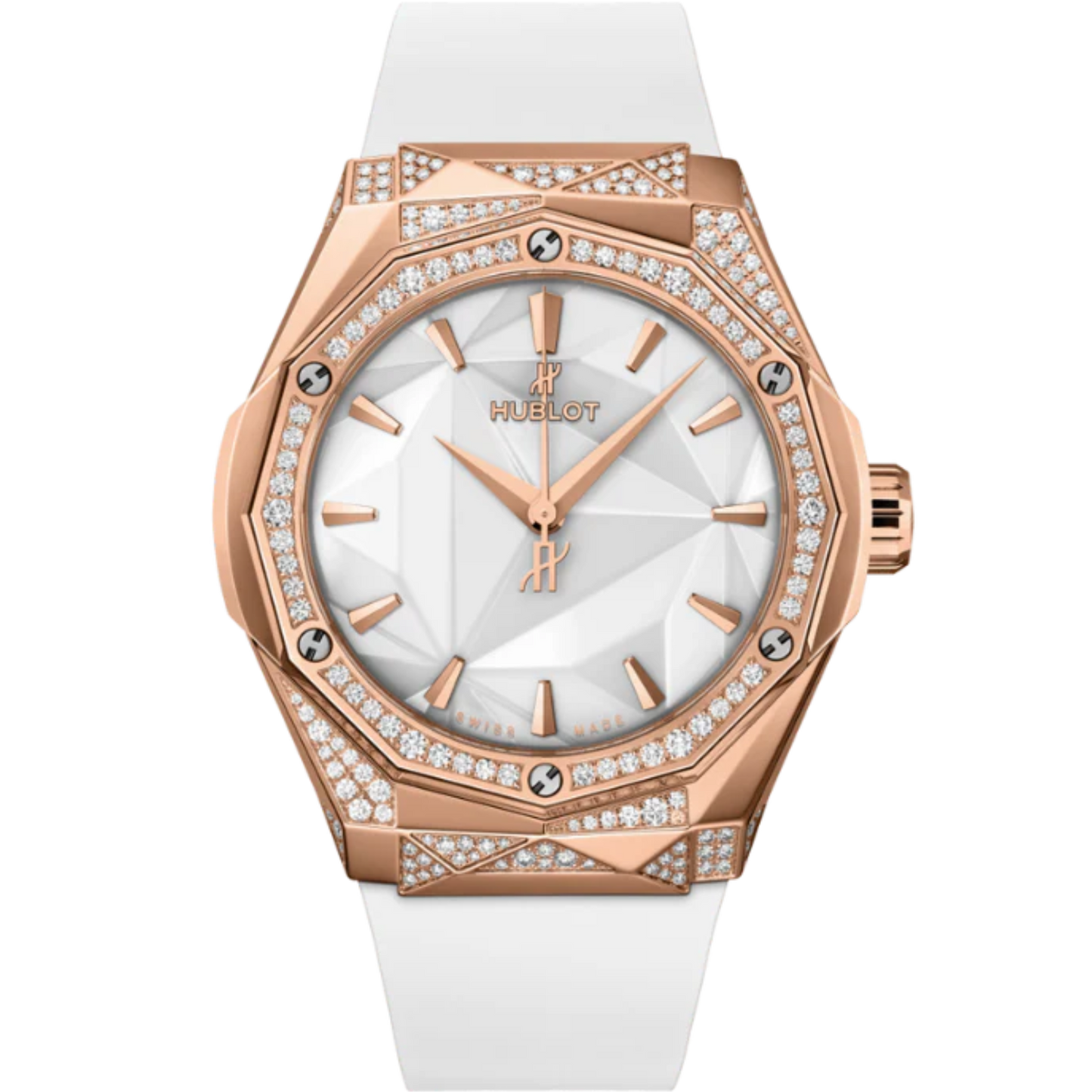 CLASSIC FUSION 40 MM ORLINSKI KING GOLD WHITE ALTERNATIVE PAVÉ