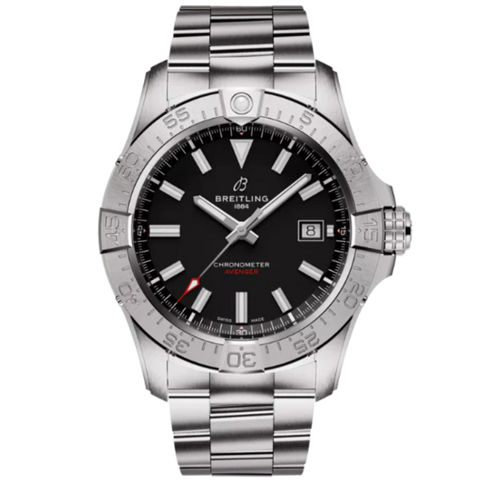 AVENGER AUTOMATIC 42 MM STAINLESS STEEL WITH BLACK DIAL