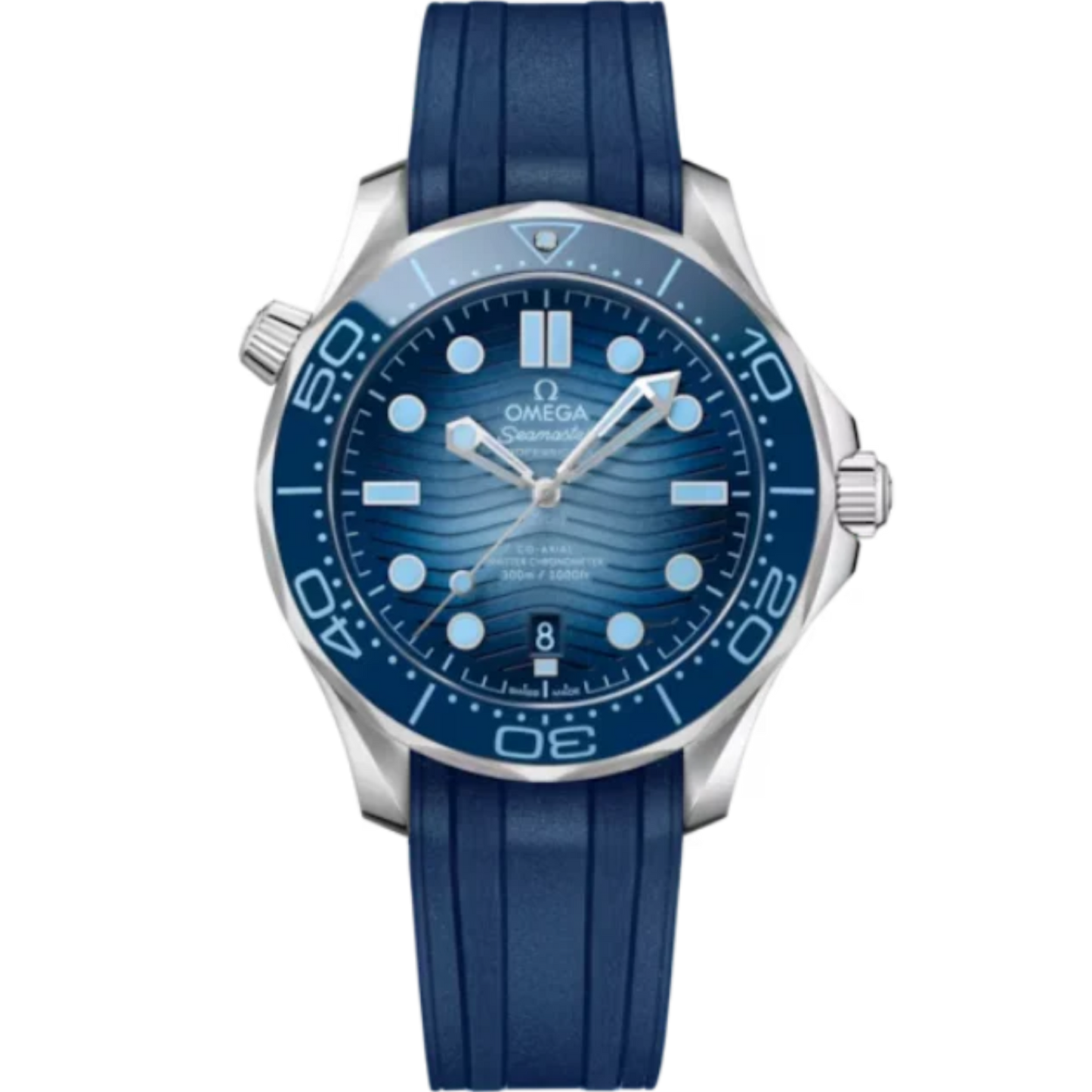 SEAMASTER DIVER 300M SUMMER BLUE 42 MM STAINLESS STEEL WITH BLUE DIAL