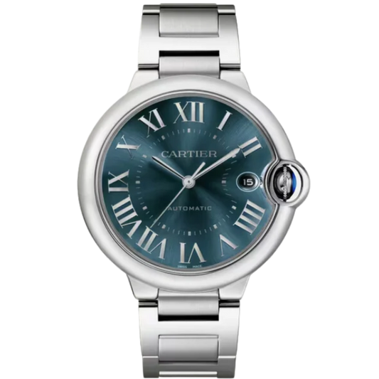 BALLON BLEU DE CARTIER 40 MM STAINLESS STEEL WITH BLUE SUNRAY BRUSHED DIAL