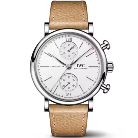 PORTOFINO CHRONOGRAPH 39 MM STAINLESS STEEL WITH WHITE DIAL