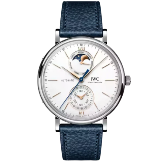 PORTOFINO COMPLETE CALENDAR 41 MM STAINLESS STEEL WITH WHITE DIAL