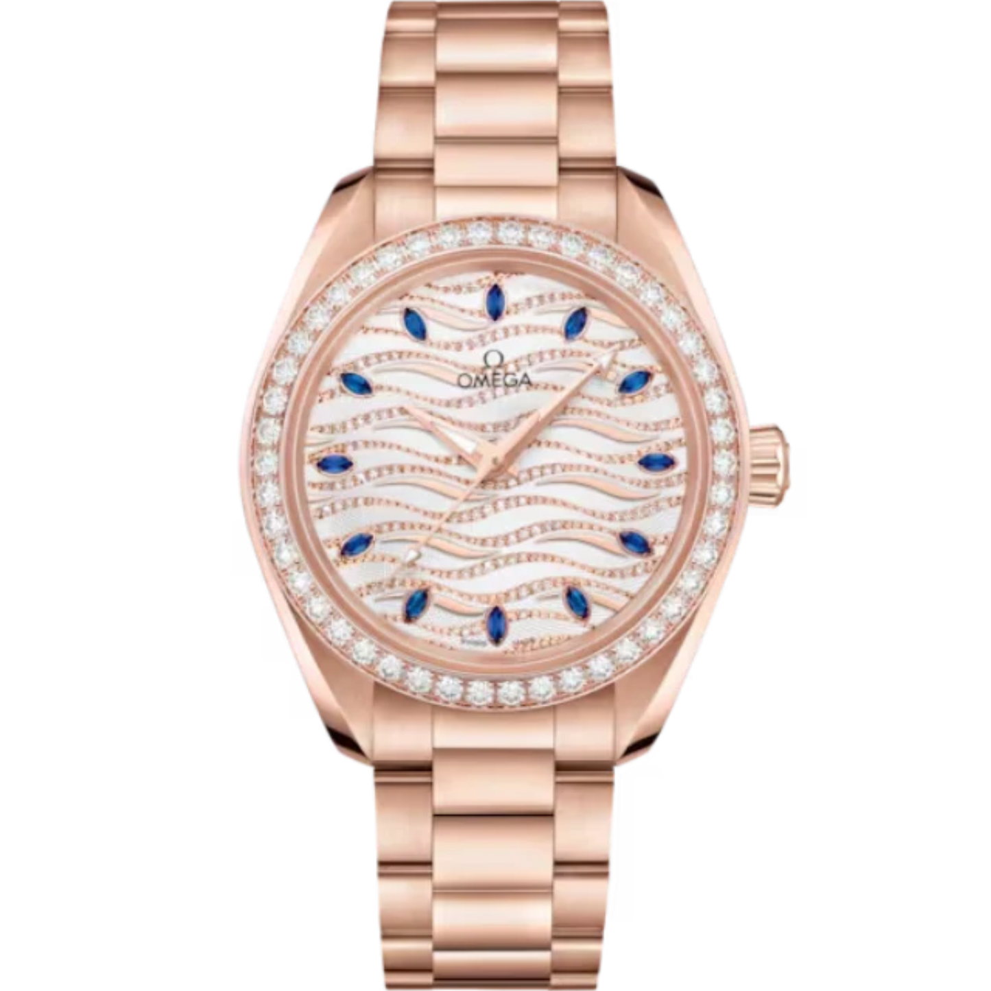 SEAMASTER AQUA TERRA 150M 34 MM SEDNA™ GOLD WITH WHITE DIAL