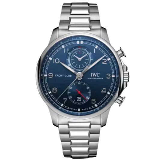PORTUGIESER YACHT CLUB CHRONOGRAPH 45 MM STAINLESS STEEL WITH BLUE DIAL
