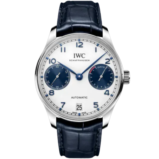 PORTUGIESER AUTOMATIC 42 MM STAINLESS STEEL WITH WHITE DIAL