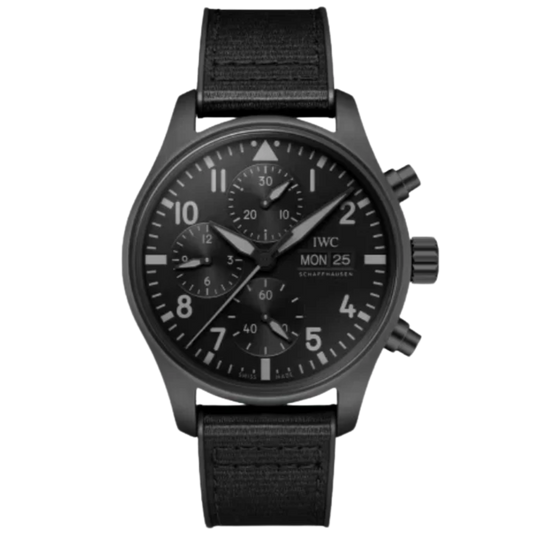 PILOT’S WATCH CHRONOGRAPH TOP GUN 41 MM CERATANIUM® WITH BLACK DIAL