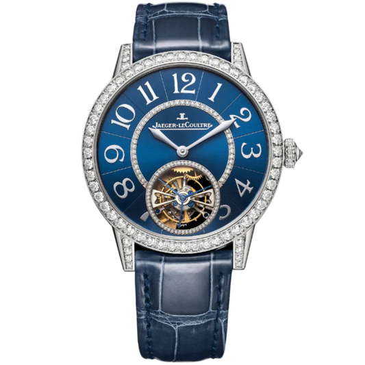 RENDEZ-VOUS JEWELLERY TOURBILLON 39 MM 18K WHITE GOLD WITH BLUE DIAL
