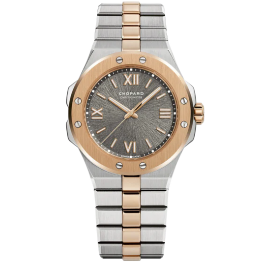 ALPINE EAGLE 36 MM ETHICAL ROSE GOLD - LUCENT STEEL™ WITH GREY DIAL