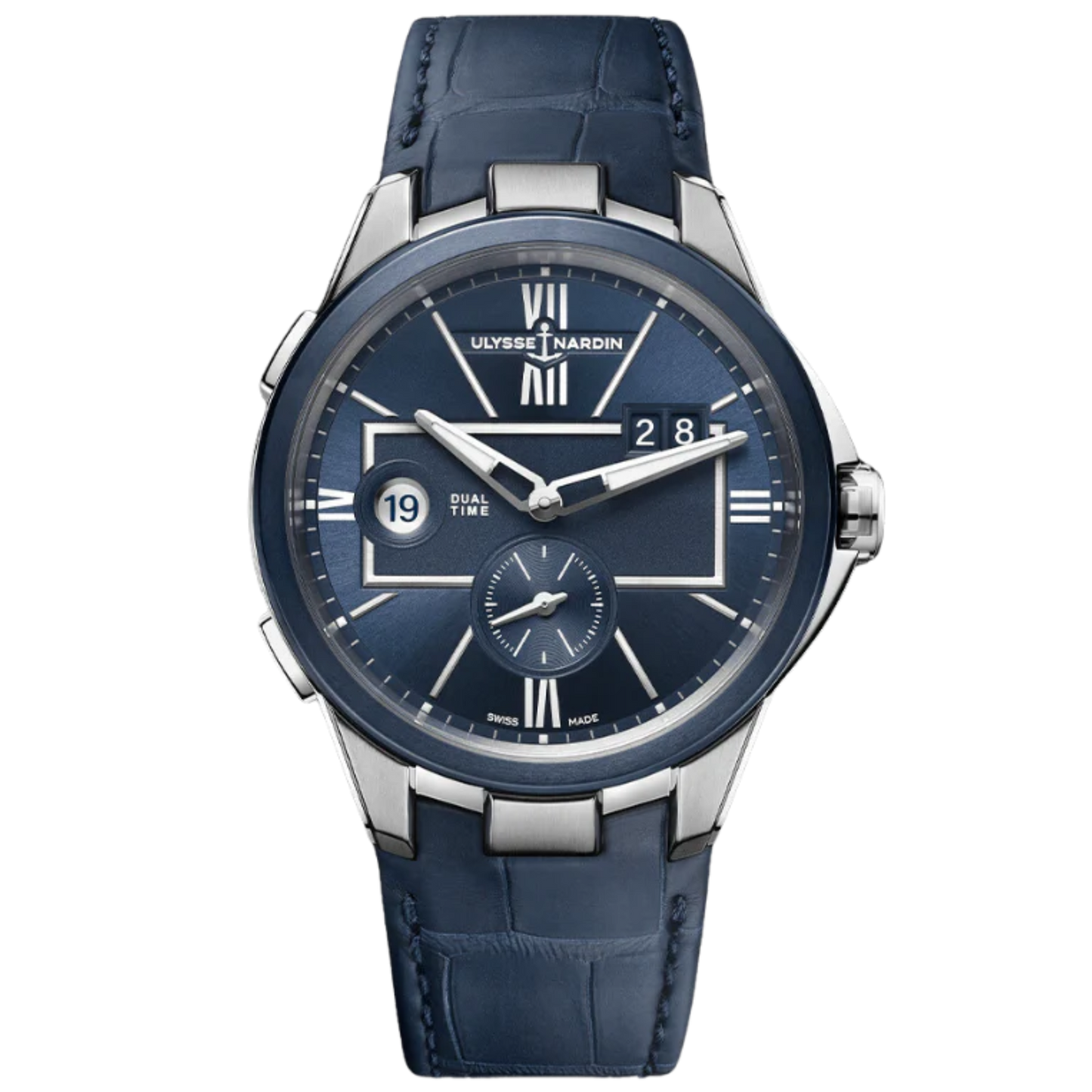 BLAST DUAL TIME 42 MM STAINLESS STEEL WITH BLUE DIAL