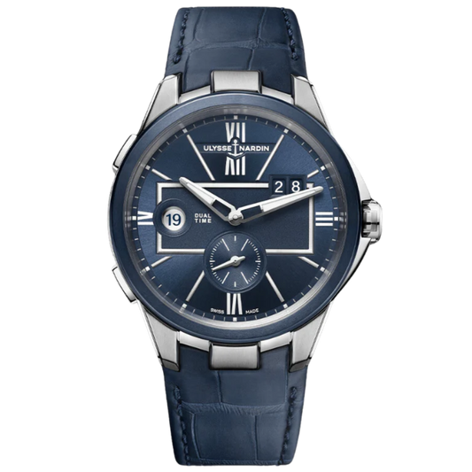 BLAST DUAL TIME 42 MM STAINLESS STEEL WITH BLUE DIAL
