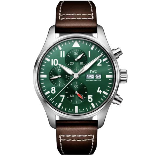 PILOT’S WATCH CHRONOGRAPH 43 MM STAINLESS STEEL WITH GREEN DIAL