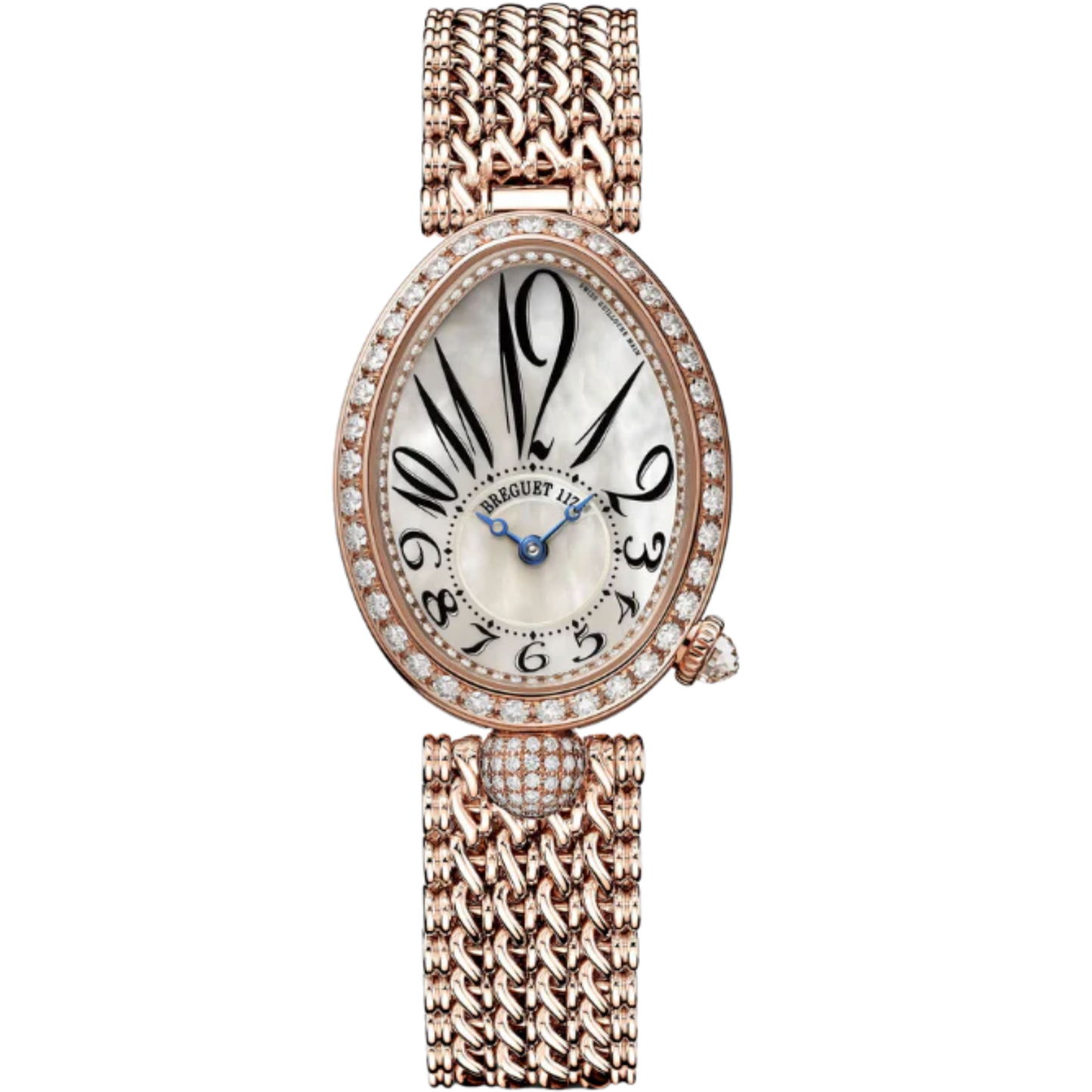 REINE DE NAPLES 8928 33 MM ROSE GOLD WITH MOTHER OF PEARL DIAL