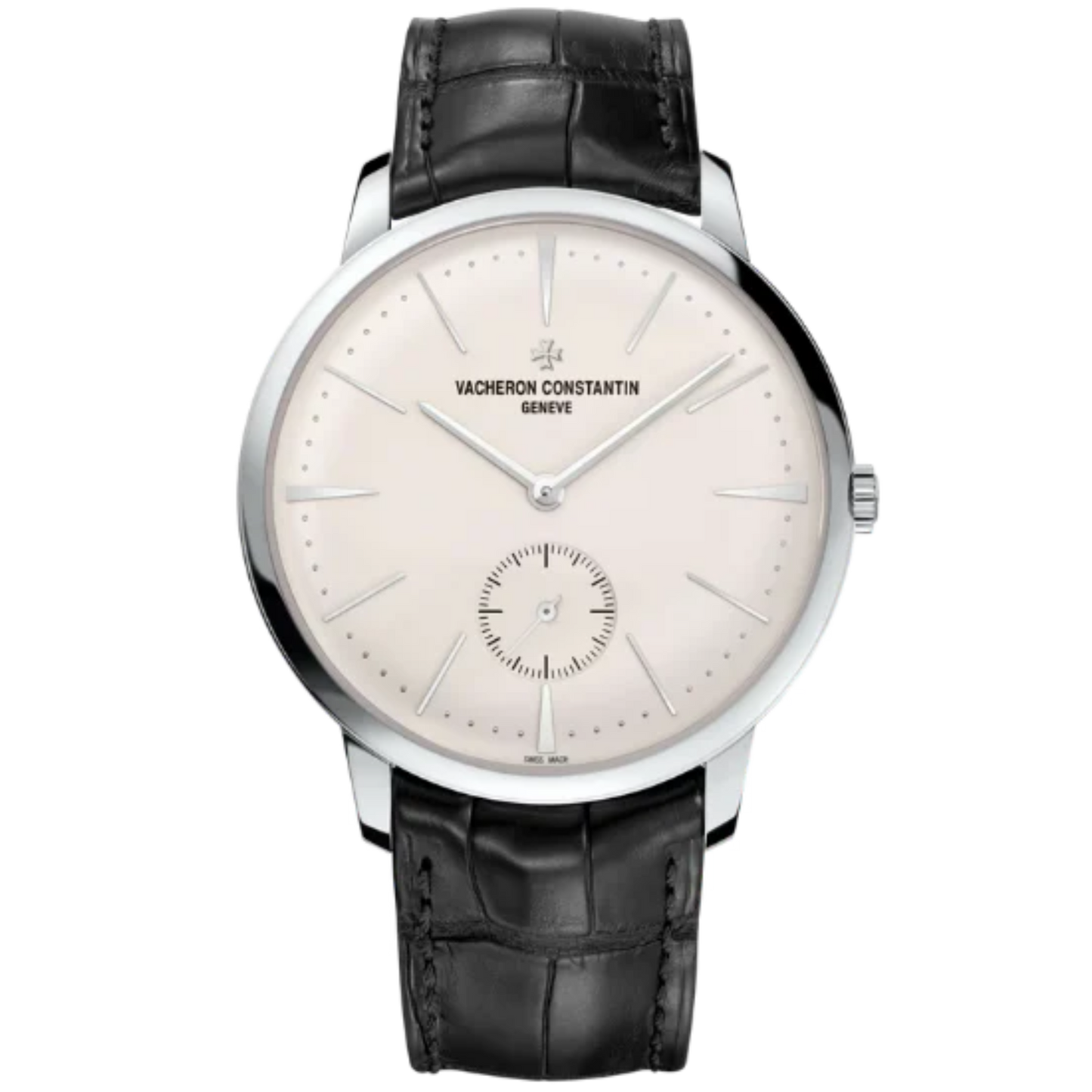 PATRIMONY MANUAL WINDING 42 MM 18K WHITE GOLD WITH WHITE BRASS DIAL