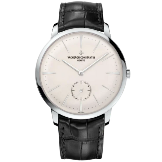 PATRIMONY MANUAL WINDING 42 MM 18K WHITE GOLD WITH WHITE BRASS DIAL
