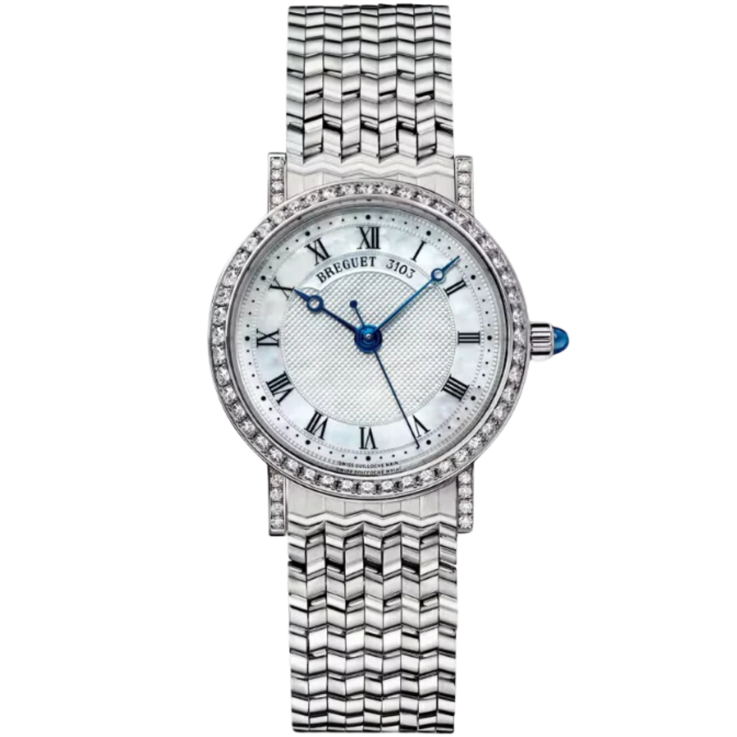 CLASSIQUE 8068 30 MM 18K WHITE GOLD WITH MOTHER OF PEARL DIAL