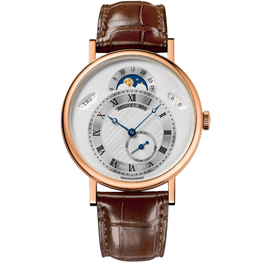 CLASSIQUE CALENDRIER 7337 39 MM ROSE GOLD WITH SILVER DIAL
