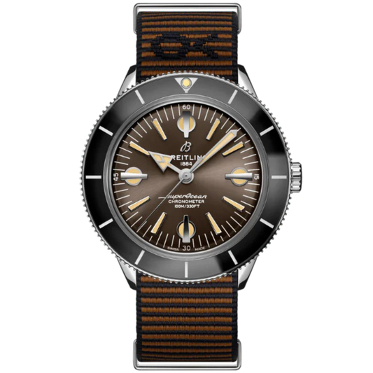 SUPEROCEAN HERITAGE '57 OUTERKNOWN 42 MM STAINLESS STEEL WITH BROWN DIAL