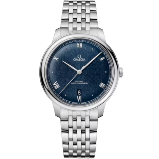 DE VILLE PRESTIGE 40 MM STAINLESS STEEL WITH BLUE DIAL