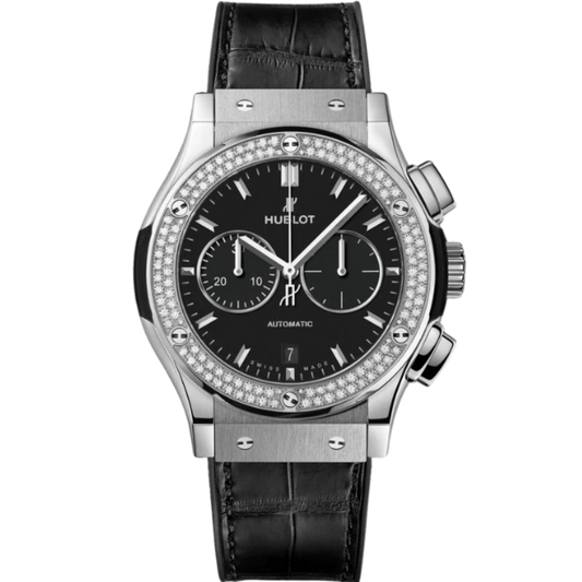 CLASSIC FUSION 42 MM CHRONOGRAPH TITANIUM DIAMONDS