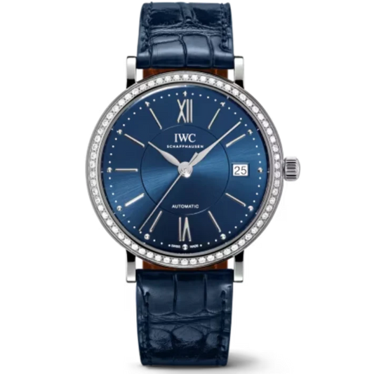 PORTOFINO AUTOMATIC 37 MM STAINLESS STEEL WITH BLUE DIAL
