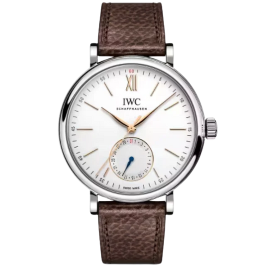 PORTOFINO POINTER DATE 39 MM STAINLESS STEEL WITH WHITE DIAL