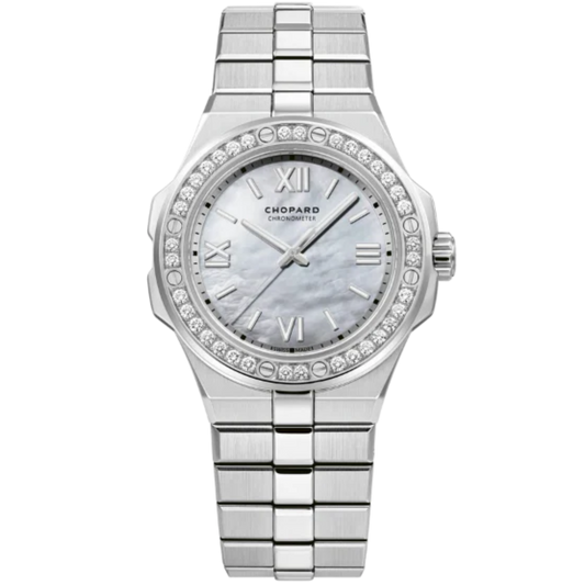 ALPINE EAGLE 36 MM LUCENT STEEL™ WITH MOTHER OF PEARL DIAL