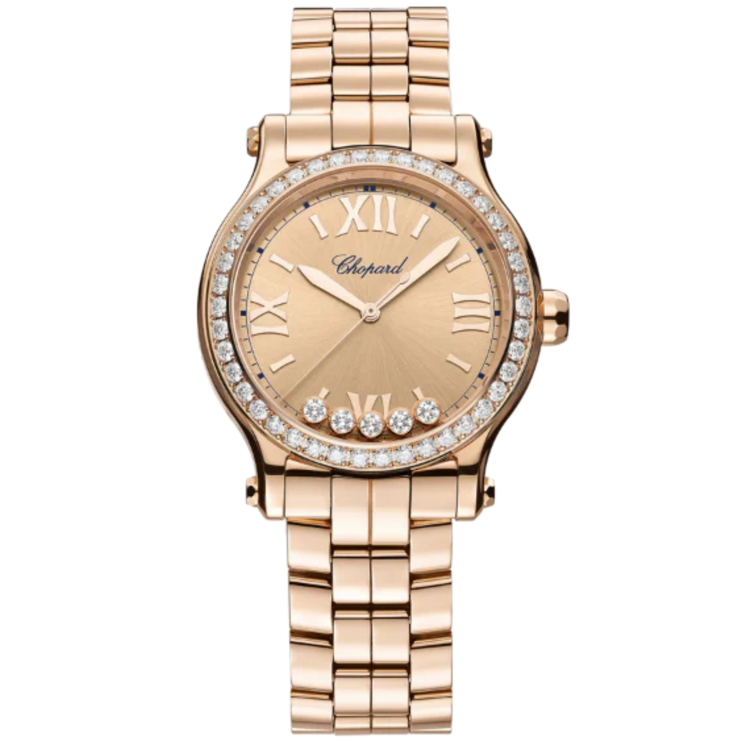 HAPPY SPORT 33 MM ETHICAL ROSE GOLD WITH GOLD DIAL